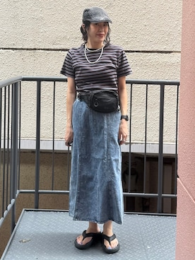 MIKAさん(レディース・159cm)の夏コーディネート