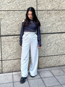 田村藍依さん(レディース・149cm)の夏コーディネート