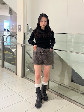 田村藍依さん(レディース・149cm)の夏コーディネート