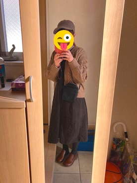 「アイテム（その他小物）」を使った、杉みさん（レディース・154cm）の秋コーディネート