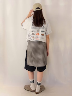 「Right-on（ライトオン）のアイテム」を使った、inoueさん（レディース・170cm）の夏コーディネート