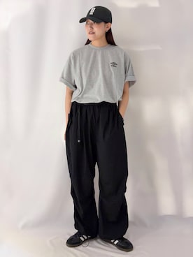「BACK NUMBER（バックナンバー）のアイテム（帽子）」を使った、inoueさん（レディース・170cm）の夏コーディネート