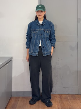 「Levi's（リーバイス）のアイテム（ブルゾン）」を使った、inoueさん（レディース・170cm）の秋コーディネート