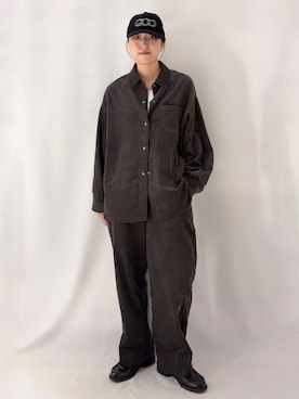 「BACK NUMBER（バックナンバー）のアイテム（キャップ）」を使った、inoueさん（レディース・170cm）の秋コーディネート