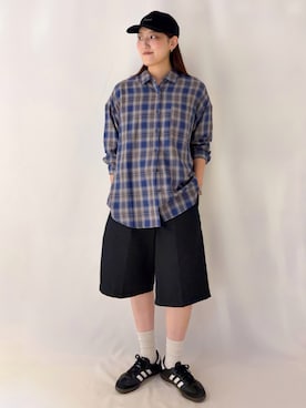 「BACK NUMBER（バックナンバー）のアイテム（帽子）」を使った、inoueさん（レディース・170cm）の夏コーディネート