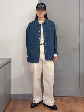 「BACK NUMBER（バックナンバー）のアイテム（キャップ）」を使った、inoueさん（レディース・170cm）の秋コーディネート