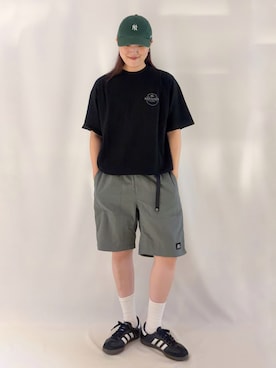 「CAMP7（キャンプセブン）のアイテム」を使った、inoueさん（レディース・170cm）の夏コーディネート