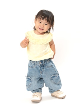 「AEON STYLE（イオンスタイル）のアイテム」を使った、kurage0121さん（キッズ・80cm）の秋コーディネート