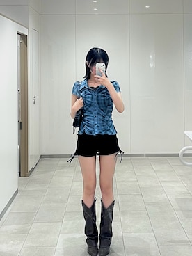 「SpRay（スプレイ）のアイテム」を使った、na7さん（レディース・166cm）の夏コーディネート
