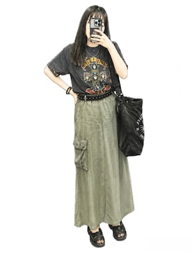 「KEEN（キーン）のアイテム」を使った、真野さん（レディース・163cm）の夏コーディネート