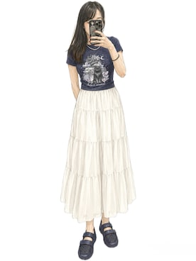 真野さん(レディース・163cm)の夏コーディネート