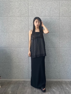 「CODE A（コードエー）のアイテム（トップス）」を使った、maruさん（レディース・156cm）の夏コーディネート
