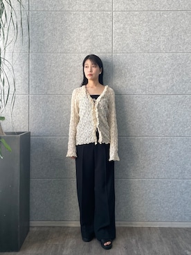 「CODE A（コードエー）のアイテム（トップス）」を使った、maruさん（レディース・156cm）の夏コーディネート