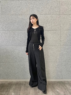 「CODE A（コードエー）のアイテム」を使った、maruさん（レディース・156cm）の秋コーディネート