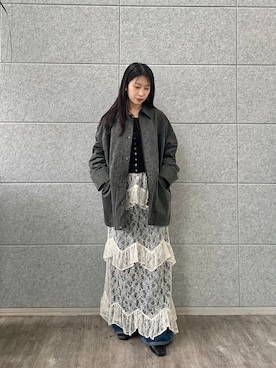 「CODE A（コードエー）のアイテム」を使った、maruさん（レディース・156cm）の秋コーディネート