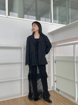 「CODE A（コードエー）のアイテム」を使った、maruさん（レディース・156cm）の秋コーディネート