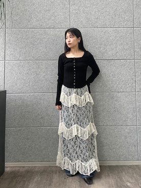 「CODE A（コードエー）のアイテム」を使った、maruさん（レディース・156cm）の秋コーディネート