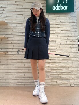 「ADABAT STREAM（アダバットストリーム）のアイテム」を使った、shihoさん（レディース・159cm）の秋コーディネート