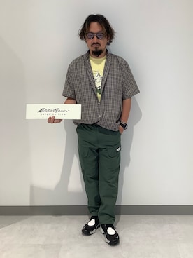 「Eddie Bauer（エディーバウアー）のアイテム」を使った、Eddie Bauerららぽーと安城店さん（メンズ・173cm）の夏コーディネート