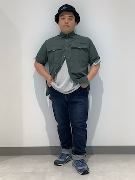 「Eddie Bauer（エディーバウアー）のアイテム」を使った、Eddie Bauerららぽーと安城店さん（メンズ・173cm）の夏コーディネート