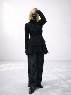 「CFT.（シフト）のアイテム」を使った、べーやんさんさん（レディース・158cm）の冬コーディネート