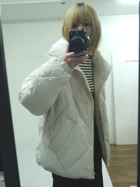 「CFT.（シフト）のアイテム」を使った、べーやんさんさん（レディース・158cm）の冬コーディネート