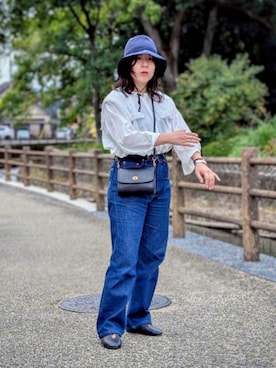 「アイテム（ドレスシューズ）」を使った、astronote7さん（レディース・150cm）の秋コーディネート