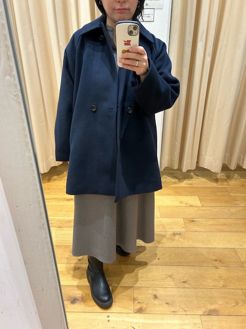 セール】【再入荷】『UR TECH』ミドル丈コート｜冬服/暖かい/吸光発熱