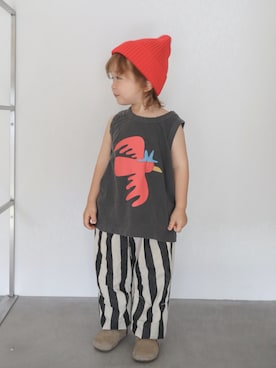 「ZARA KIDSのアイテム」を使った、Senapiさん（キッズ・90cm）の春コーディネート
