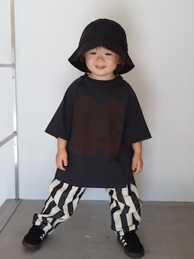 「BREEZE（ブリーズ）のアイテム」を使った、Senapiさん（キッズ・90cm）の春コーディネート