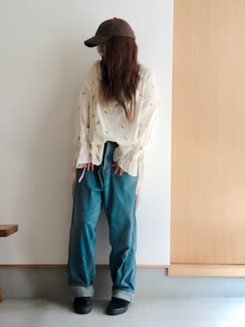 「TENBOX（テンボックス）のアイテム」を使った、yayacoさん（レディース・157cm）の夏コーディネート