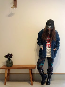 「Simplicite（サンプリシテ）のアイテム（シューズ）」を使った、yayacoさん（レディース・156cm）の冬コーディネート