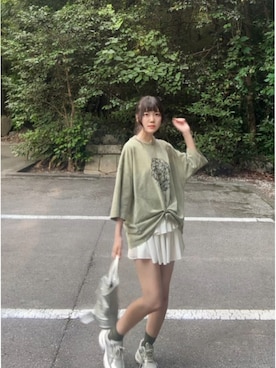「GRANCY（グランシー）のアイテム」を使った、ふうなちゃんさん（レディース・159cm）の夏コーディネート