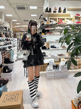 「アイテム（トートバッグ）」を使った、ふうなちゃんさん（レディース・159cm・20代）の秋コーディネート