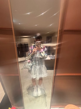 「WC（ダブル シー）のアイテム」を使った、ふうなちゃんさん（レディース・159cm）の夏コーディネート