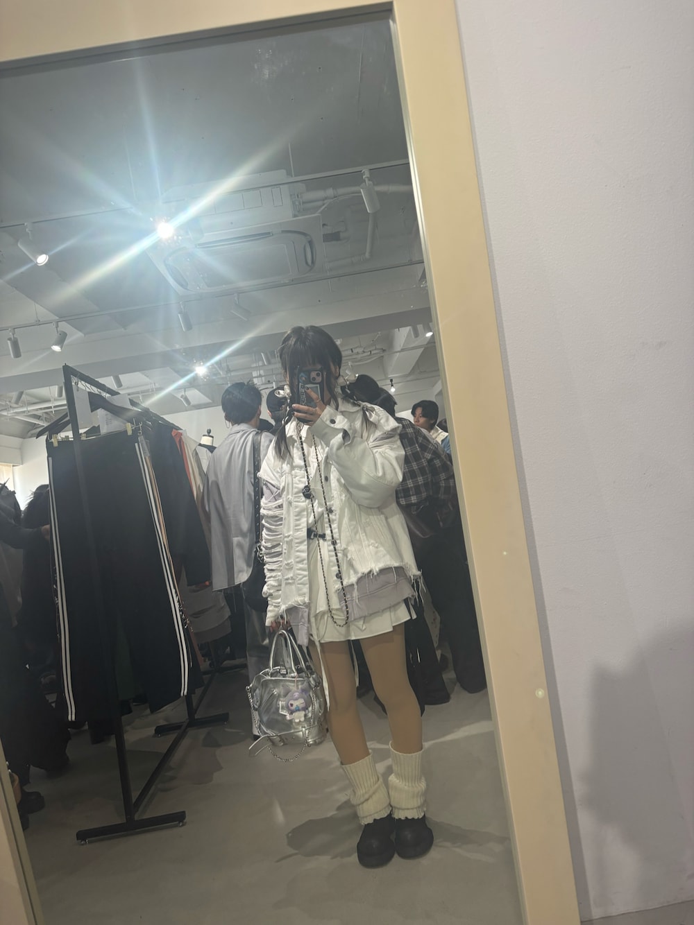 「GRANCY」｜「remagineのアイテム（その他シューズ、ブラック系）」を使った、ふうなちゃんさん（レディース・159cm）の春コーディネートの1枚目の写真