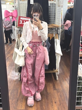 「アイテム（ブーツ）」を使った、ふうなちゃんさん（レディース・159cm）の春コーディネート