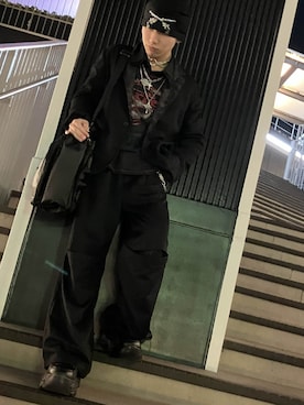 「DIESEL（ディーゼル）のアイテム」を使った、rrrRingoさん（メンズ・170cm）の秋コーディネート