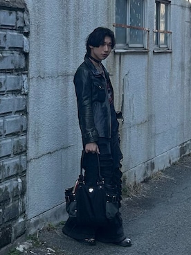 「Harley-Davidson（ハーレーダビッドソン）のアイテム」を使った、rrrRingoさん（メンズ・172cm）の春コーディネート