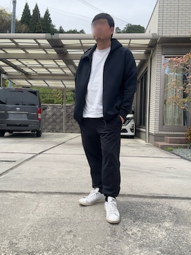 「Champion（チャンピオン）のアイテム」を使った、ぶたゲルゲさん（メンズ・173cm）の春コーディネート