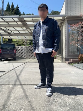 「Ray-Ban（レイバン）のアイテム」を使った、ぶたゲルゲさん（メンズ・173cm）の春コーディネート