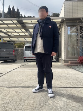 「アイテム（ピーコート）」を使った、ぶたゲルゲさん（メンズ・173cm）の秋コーディネート