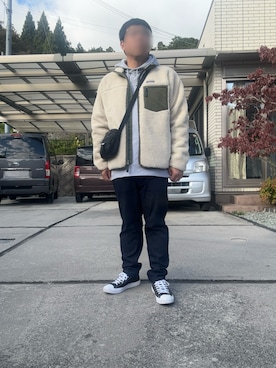 「BEAMS（ビームス）のアイテム」を使った、ぶたゲルゲさん（メンズ・173cm）の秋コーディネート