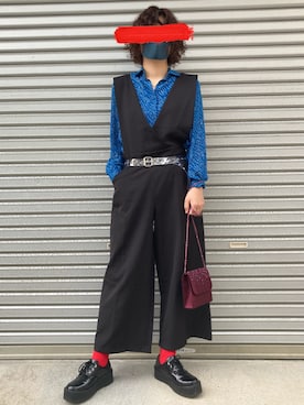 「古着」｜ムクさん（レディース・158cm）の夏コーディネート