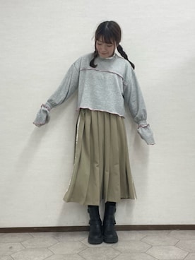 ﾀｼﾞﾏさん（レディース・154cm）の冬コーディネート