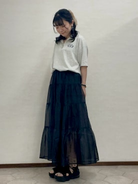 ﾀｼﾞﾏさん（レディース・154cm）の夏コーディネート