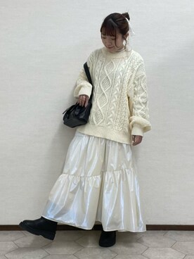 ﾀｼﾞﾏさん（レディース・154cm）の冬コーディネート