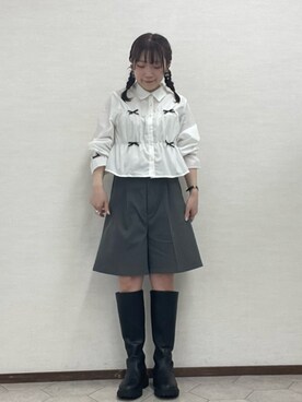 ﾀｼﾞﾏさん（レディース・154cm）の秋コーディネート