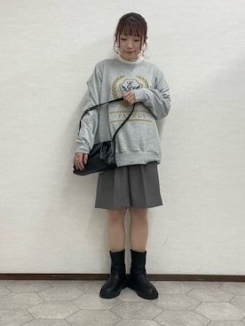 ﾀｼﾞﾏさん（レディース・154cm）の冬コーディネート