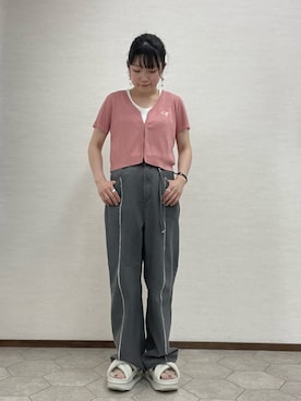 ﾀｼﾞﾏさん（レディース・154cm）の夏コーディネート